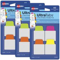 Abas Avery Mini Ultra graváveis em 2 lados, 1x1,5 cm, 120 no total Abas Avery Mini Ultra graváveis em 2 lados, 1x1,5 cm, 120 no total