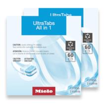 Abas de detergente para lava-louças Miele UltraTabs All-in-One 60x2