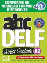 Abc delf junior scolaire - niveau a2 - livre + dvd + livre-web