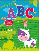 ABC - Livro de colorir + Adesivos - PE DA LETRA