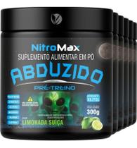 Abduzido Pré-Treino 300G Limonada Suíça Kit 6 Potes