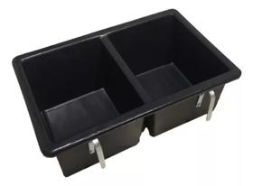 Abecel Comedouro Cocho Duplo 24 Litros