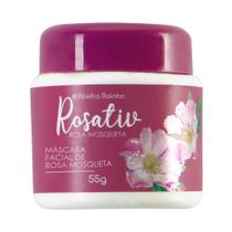 Abelha Rainha Rosativ Máscara Facial de Rosa Mosqueta 3 em 1 - 55g Abelha Rainha Rosativ Máscara Facial de Rosa Mosqueta 3 em 1 - 55g
