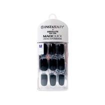 Abny Magiquick Magic Unhas Postiças Méd Autoc Black 24 Uni