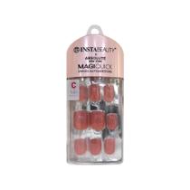 Abny Magiquick Unhas Post Curta Autoc Rose Pink 24 Uni