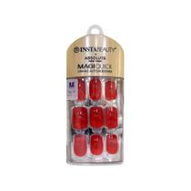 Abny Magiquick Unhas Post Méd Autoc Quad Candy Red 24 Uni