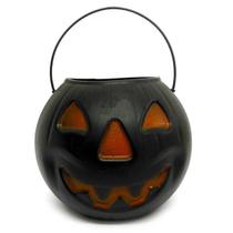 Abóbora Dark Grande Halloween Pote E Baleiro