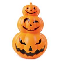 Abóbora Halloween C/led Trio Abóboras 14x14x21cm 29003791 - CROMUS FESTAS