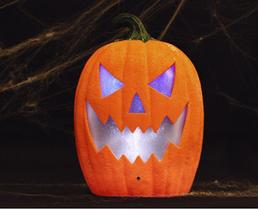 Abobora Halloween Jack O Lanterna Com Som E Sensor De Movimento Abobora Halloween Jack O Lanterna Com Som E Sensor De Movimento