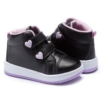 Abotinado Casual Pré-Infantil Menina Corações Abotinado Casual Pré-Infantil Menina Corações