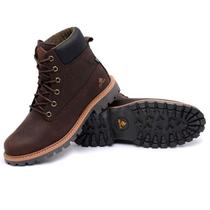 Abotinado Macboot Araxa Masculino - Cafe Abotinado Macboot Araxa Masculino - Cafe