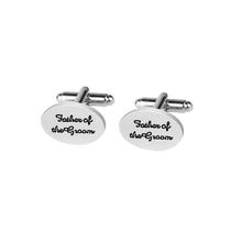Abotoaduras Father of the Groom Elegant Alloy Cuff Link Abotoaduras Father of the Groom Elegant Alloy Cuff Link