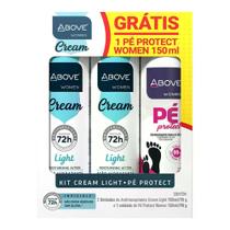 Above Kit Deo Antitranspirante Cream Light 72h 150ml