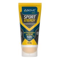 Above men desodorante em creme sport energy 48h bisnaga com 50g