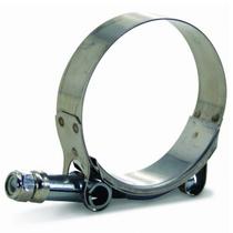 Abraçadeira 100% Inox tipo T / Tucho / T-Clamp para mangotes de 2-1/2" polegadas (D.I 68-76mm)