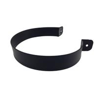 Abraçadeira 7 Polegadas Para Duto De Churrasqueira - Preto