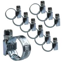 Abraçadeira 9mm 12 X 16 Importada em Aço Galvanizado com rosca sem fim