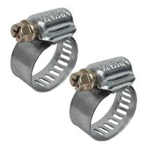Abraçadeira Aço Carbono Rosca Sem Fim 13X19 - 14MM - 2 UND Borrachas Londrina