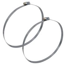 Abraçadeira Aço Carbono Rosca Sem Fim 203X222 - 14MM - 2 UND Borrachas Londrina Abraçadeira Aço Carbono Rosca Sem Fim 203X222 - 14MM - 2 UND Borrachas Londrina