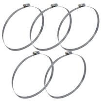 Abraçadeira Aço Carbono Rosca Sem Fim 203X222 - 14MM - 5 UND Borrachas Londrina Abraçadeira Aço Carbono Rosca Sem Fim 203X222 - 14MM - 5 UND Borrachas Londrina