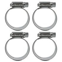 Abraçadeira Aço Galvanizado Rosca Sem Fim 25X38 - 14MM - 4 UND Borrachas Londrina
