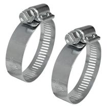 Abraçadeira Aço Galvanizado Rosca Sem Fim 38X51 - 14MM - 2 UND Borrachas Londrina