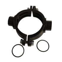 Abraçadeira Cano 75mm ou 3pol com Rosca dupla de 1/2 Colar Abraçadeira Cano 75mm ou 3pol com Rosca dupla de 1/2 Colar