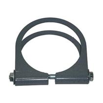 Abracadeira cano escape tipo algema para tubo de 3 1/2 polegadas c/parafuro