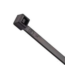 Abraçadeira Cinta 6 X 387mm Preta Uv - Kit Com 50 Unidades - Resistente Ao Sol E Intempéries