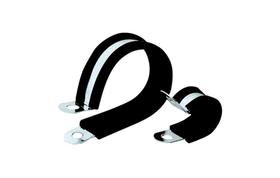 Abraçadeira Com Borracha 6Mm Fita 15Mm Aço Carbono - 10Un