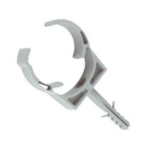 Abraçadeira Com Bucha 1/2 Cinza Para Fixação De Eletrodutos - Tramontina Abraçadeira Com Bucha 1/2 Cinza Para Fixação De Eletrodutos - Tramontina