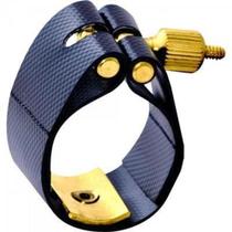 Abraçadeira de material sintético Para Saxofone Barítono com Ressonador BBMA-1 Preta FREE SAX