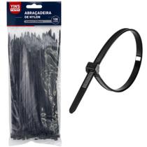 Abraçadeira de Nylon 100 Peças 3,6x200mm Alta Durabilidade