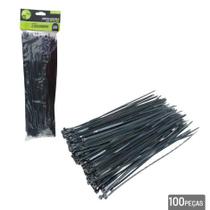 Abraçadeira de Nylon 100 Peças 3,6x250mm Preto