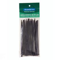Abraçadeira de Nylon 108x2,5x1 mm Tramontina Preta Abraçadeira de Nylon 108x2,5x1 mm Tramontina Preta