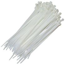 Abracadeira de nylon 200x3,6mm branco cento fertak tools