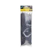 Abraçadeira de Nylon 25 cm x 36 mm - 100 unidades pretas