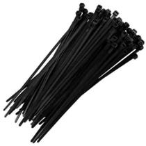 Abracadeira de nylon 2,5x100 10cm preto 100un Abracadeira de nylon 2,5x100 10cm preto 100un
