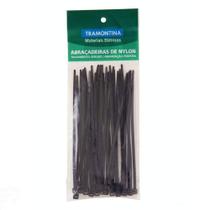 Abraçadeira De Nylon 283x4,8x1,5 Mm Tramontina Preta Tramontina Abraçadeira De Nylon 283x4,8x1,5 Mm Tramontina Preta Tramontina