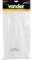 Abracadeira de nylon 40cm branca (c/ 100pçs) vonder Abracadeira de nylon 40cm branca (c/ 100pçs) vonder