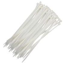 Abraçadeira De Nylon 4,80x200mm Pacote C/200pçs Branco