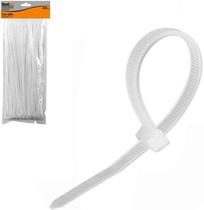 Abracadeira de nylon branco com 100 pecas 3,6x300mm na solapa - RIO CHENS