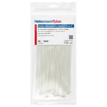 Abraçadeira de Nylon HellermannTyton 197x4,6mm Pacote Com 100 Unidades Branco Abraçadeira de Nylon HellermannTyton 197x4,6mm Pacote Com 100 Unidades Branco