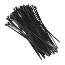 Abraçadeira De Nylon Para Lacre Preta 3.6mm x 200mm Cartela Com 100 Unidades TRX