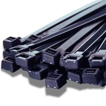 Abraçadeira de Nylon Plastica Preta 7,6 x 30 cm Grande 50 un