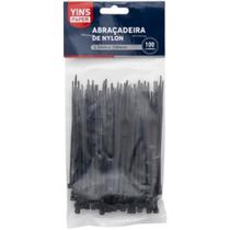 Abraçadeira de NYLON Preta 2,5X100MM - Pacote com 100 Peças