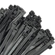 Abraçadeira de nylon preta - 300mm x 4,8mm (pacote com 100 unidades) Abraçadeira de nylon preta - 300mm x 4,8mm (pacote com 100 unidades)