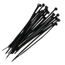 Abraçadeira De Nylon Preto 2,5mm X 100mm 200 Peças Abraçadeira De Nylon Preto 2,5mm X 100mm 200 Peças