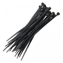 Abraçadeira de Nylon Preto 50 Uni Enforca Cinta Plastica Gato 380mm x 4.8mm