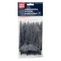 Abraçadeira de Nylon Yin's Paper 2,5mm x 100mm Preta com 100 Unidades Abraçadeira de Nylon Yin's Paper 2,5mm x 100mm Preta com 100 Unidades